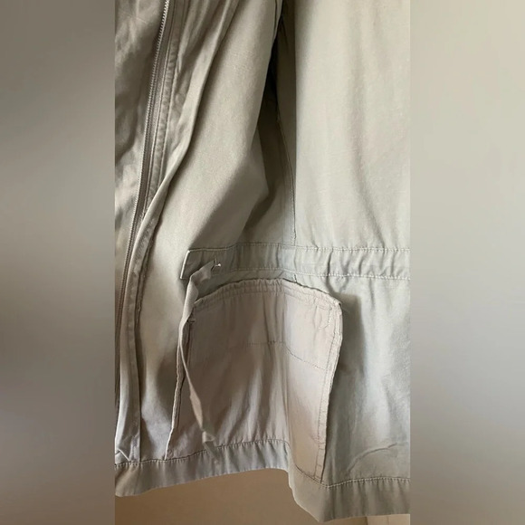 NWT Puma Limestone Gray Cotton Twill Jacket Size Small - Picture 5 of 10